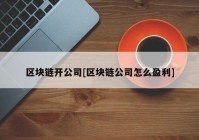 区块链开公司[区块链公司怎么盈利]